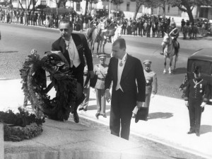 Lucian Blaga (dreapta)